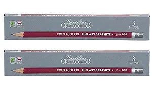 Cretacolor Cleos Fine Art Graphite H (Pack of 6)