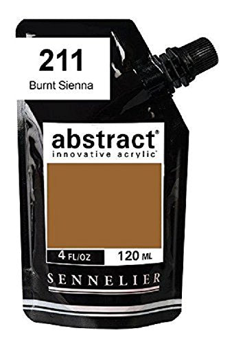 Sennelier Abstract Artist Acrylic pouch 120ML (Burnt Sienna)