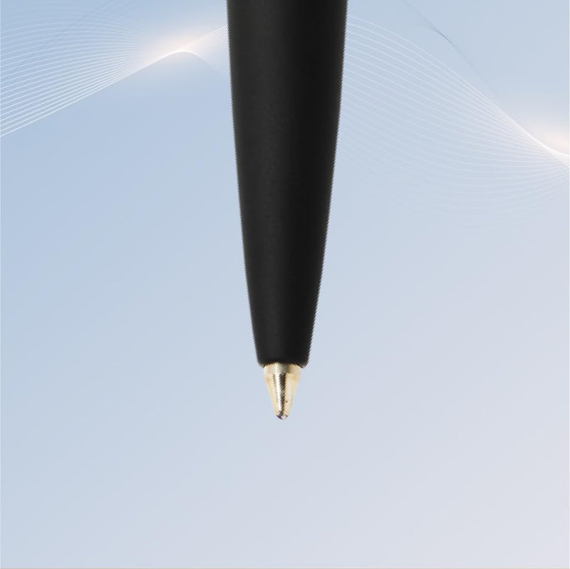 Parker Vector Matte Black Ball Pen Gold Trim