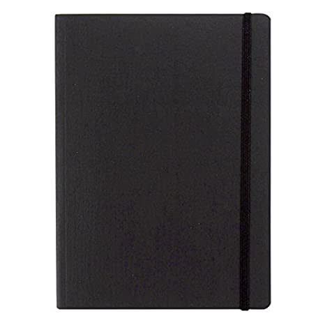 Fabriano Ecoqua A6 Glued Bound Blank Notebook Black