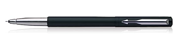 Parker Vector Matte Black Roller Ball Pen Chrome Trim
