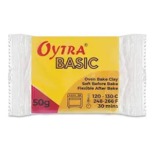 Oytra Polymer Clay Basic 50 Gram Oven Bake Clay (Yellow)