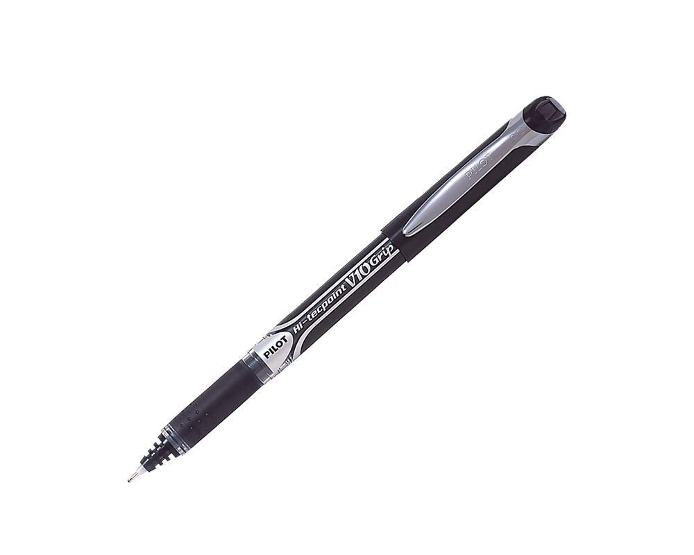 Pilot Black Hi-Techpoint V10 Grip Pen