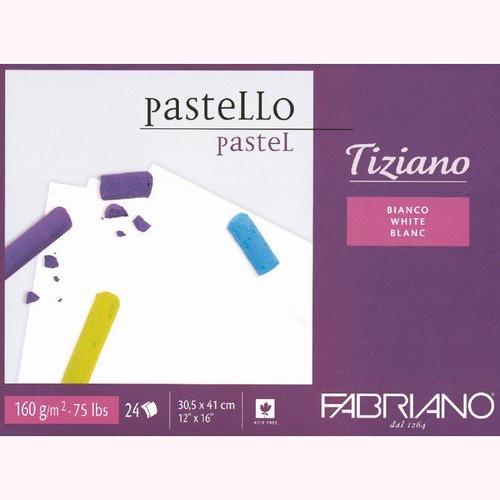 Fabriano Tiziano Pastel Blocks White 160 GSM 30.5 X 41 CM