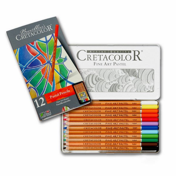 Cretacolor Fine Art Pastel Pencil Set of 12