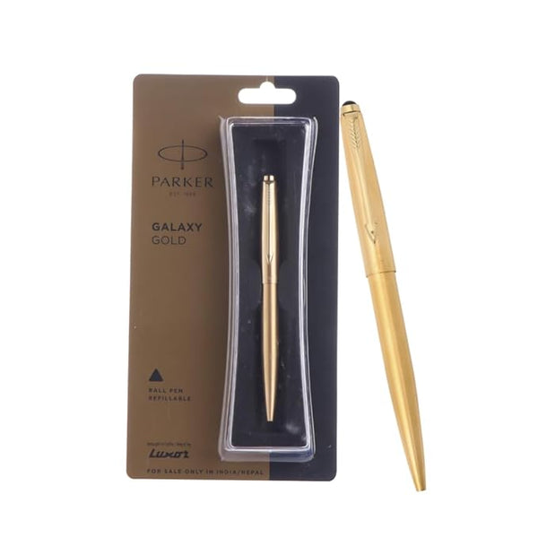 Parker (F) Galaxy Gold Ball Pen