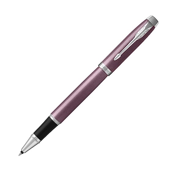 Parker IM Light Purple Chrome Trim Roller Ball Pen