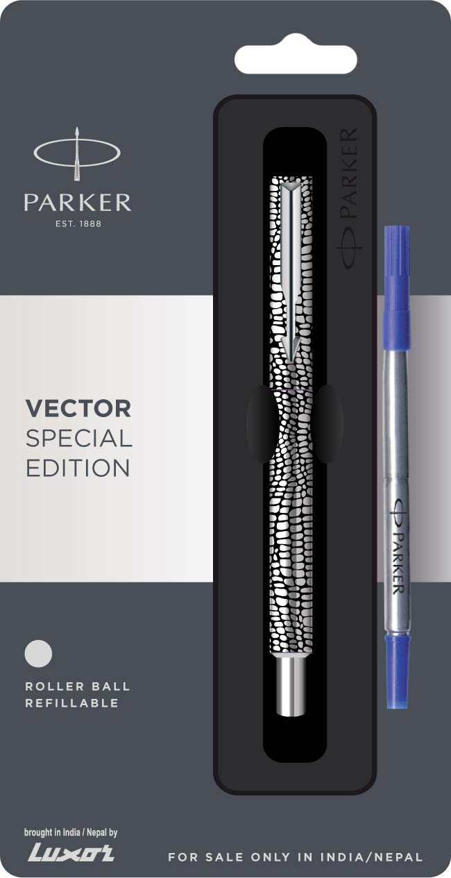 Parker Vector Predator Roller Ball Pen Special Edition Chrome Trim