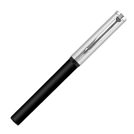 Parker Beta Premium Ball Pen Chrome Trim Silver Finish Cap