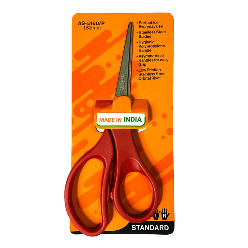 Munix Scissors For Home/Office As-5160 P153Mm Maroon