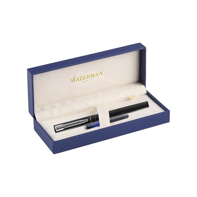 Waterman Phileas Laque black chrome Trim fountain pen (Fine Nib)