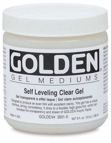 Golden Gel Mediums Self Leveling Clear Gel 236 ML