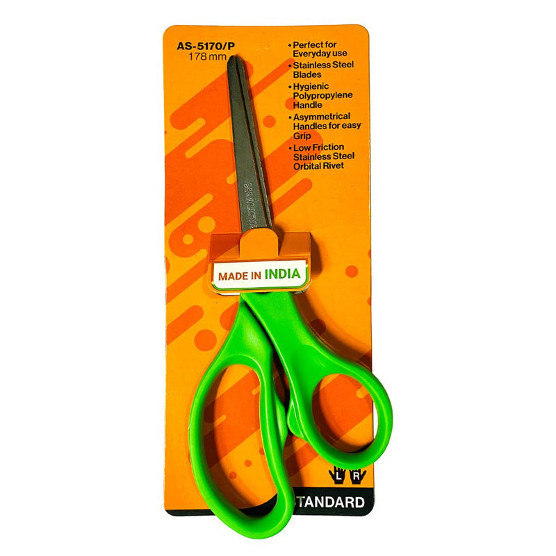 Munix Scissors For Home/Office As-5170 P178Mm Green