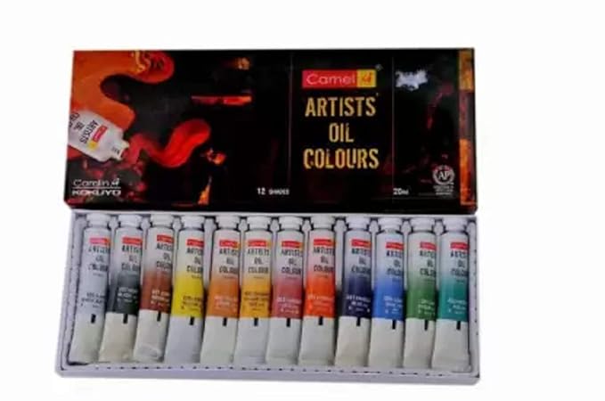 Camlin Artist's Oil Colours (Set of 1, Transparent Vermilion)