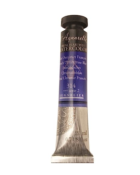 Sennelier l'Aquarelle French Artists' Watercolor 21 ML French Ultramarine Blue