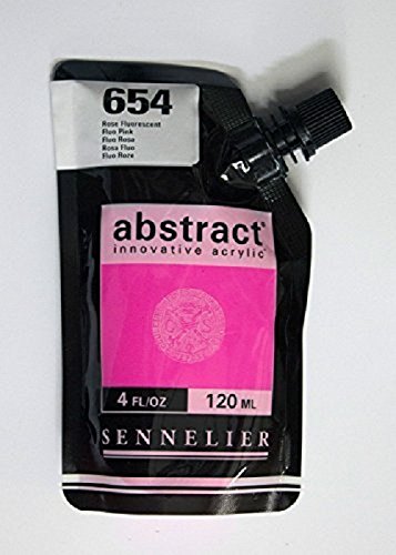 Sennelier Abstract Artist Acrylic pouch 120ML (Fluorescent Pink)