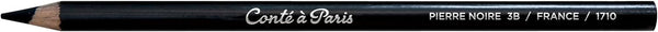Conte A Paris Pastel Pencil 3B 1710 Charcoal Black Pack of 2