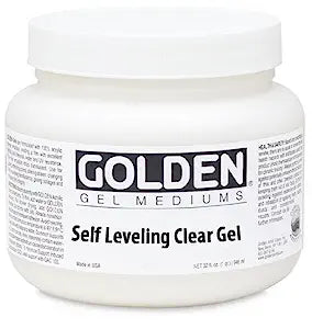 Golden Gel Mediums Self Leveling Clear Gel 946 ML