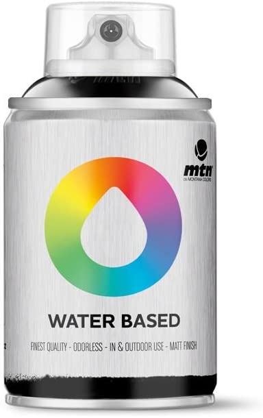 MTN Spain Water Based Spray Paints 100ML - Carbon Black