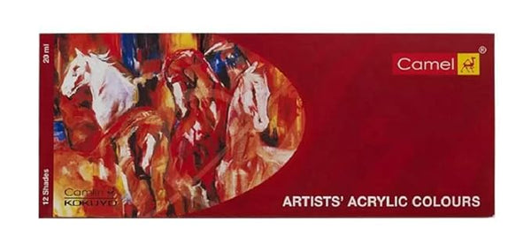 Camlin Artist's Acrylic Colours (Set of 1, Transparent Vermillion)