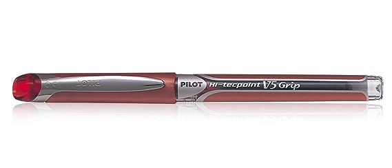 Pilot Hi-Tecpoint V5 Grip Pen Red Ink