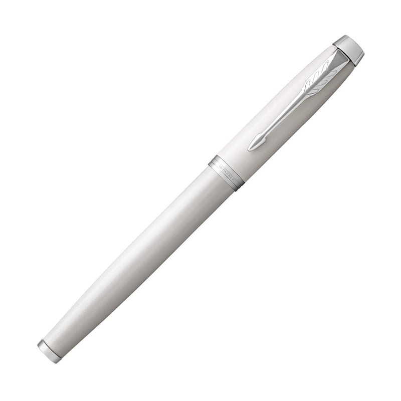 Parker IM White Chrome Trim Fountain Pen