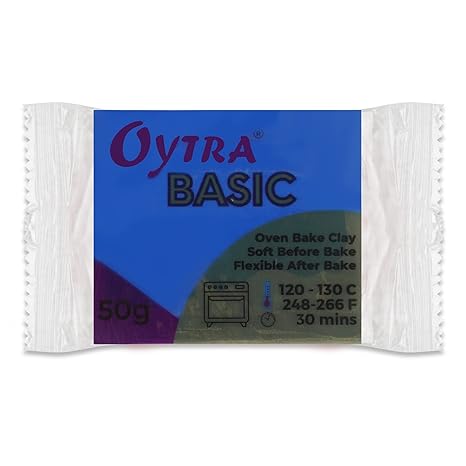 Oytra Polymer Clay Basic 50 Gram Oven Bake Clay (Midnight Blue)