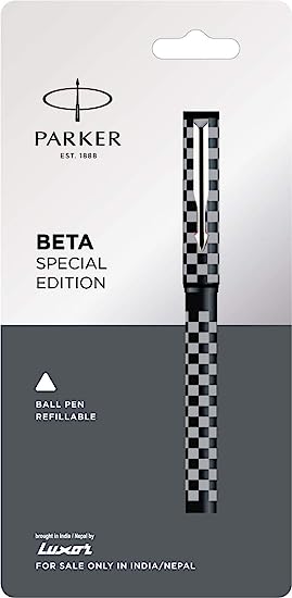 Parker Beta Chess Ball Pen Chrome Trim