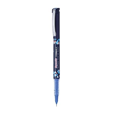 Reynolds Trimax Roller Ball Pen (Pack of 5, Ink Color - Blue)