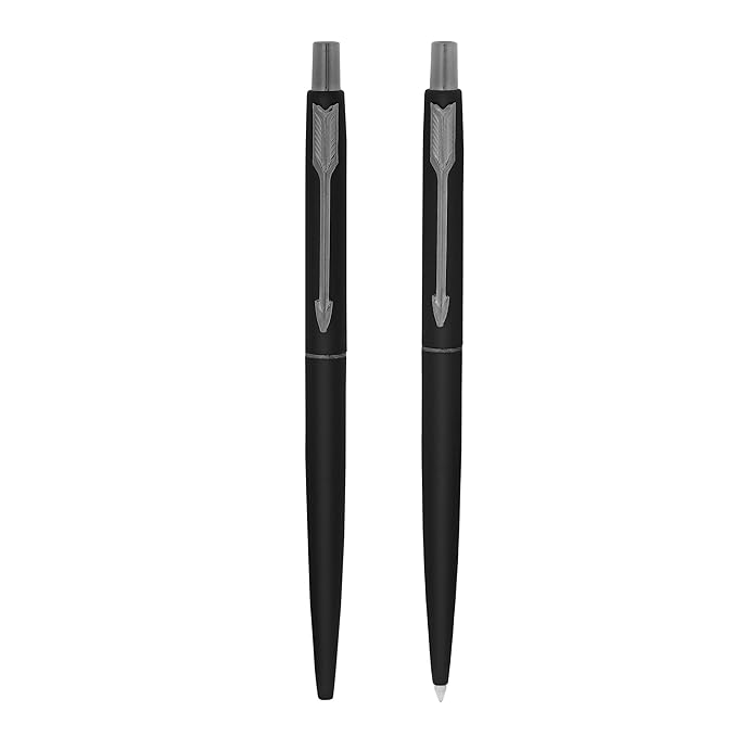 Parker Classic Matte Black| Gun Metal Trim |Ball Pen| Ink Colour – Blue