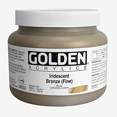 Golden Heavy Body Acrylic Paints 946ML Irisdescent Bronze (Fine)