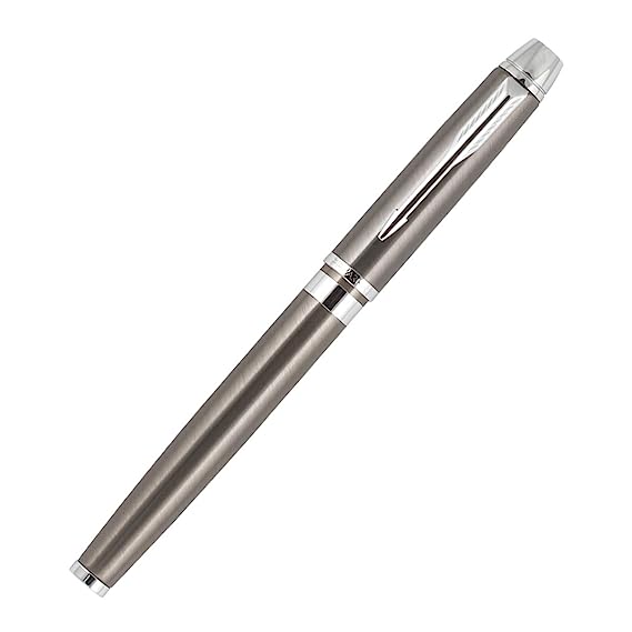 Parker Odyssey Gun Metal Chrome Trim Fountain Pen