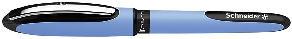 SCHNEIDER One Hybrid Needle Tip 0.5 Roller Ball Pen-Black
