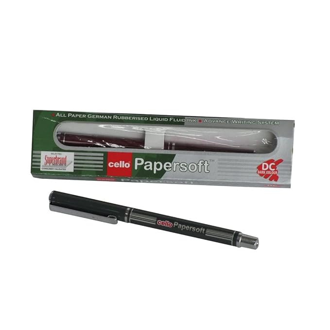 Cello Paper Soft by THE MARK Ball Pen (Pack of 2, Ink Color - Blue)