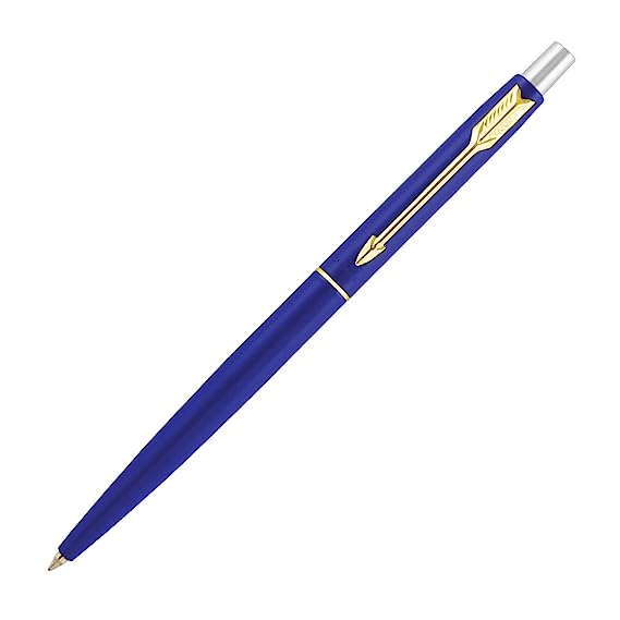 Parker Classic Matte Navy Blue Gold Trim Ball Pen