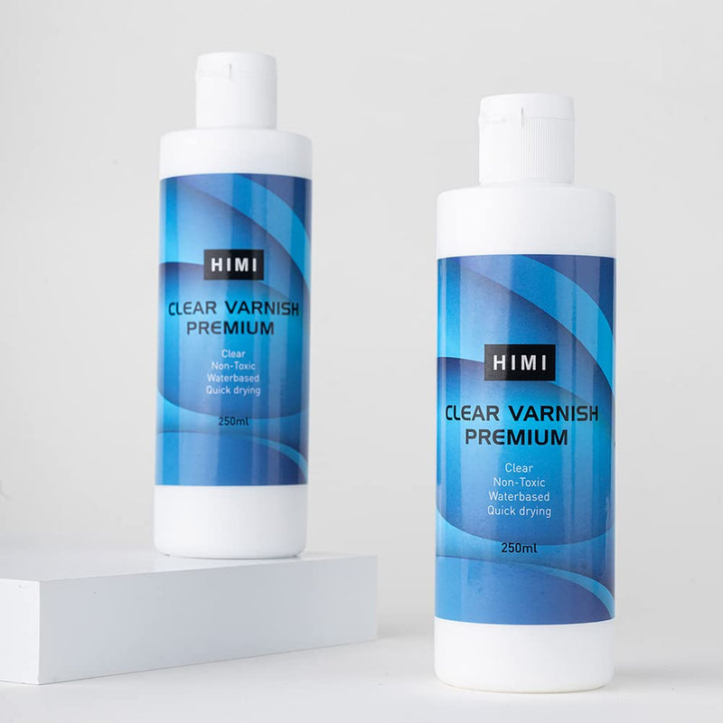 Himi Clear Varnish Premium 250ml Waterproof Clear Varnish