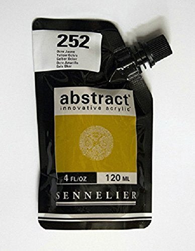 Sennelier Abstract Artist Acrylic pouch 120ML (Yellow Ochre)