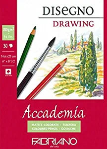 Fabriano Accademia Drawing Pad 200 GSM A5