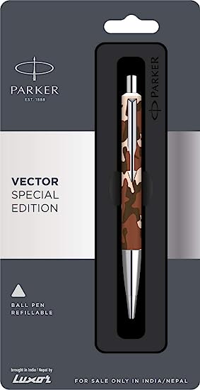 Parker Vector Camouflage Special Edition Ball Pen Chrome Trim