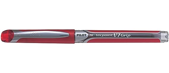 Pilot Hi-Tecpoint V7 Grip Pen Red Ink