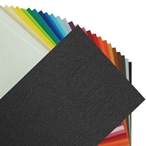 Fabriano Elle Erre Sheet 50 X 70 CM Nero (Pack of 10)