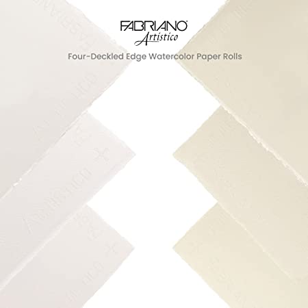 Fabriano Artistico Traditional White Watercolour Paper Rough 640 GSM 22" X 30" (Pack Of 10)