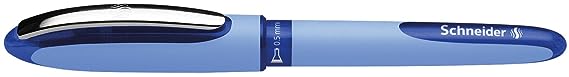 SCHNEIDER One Hybrid Needle Tip 0.5 Roller Ball Pen-Blue