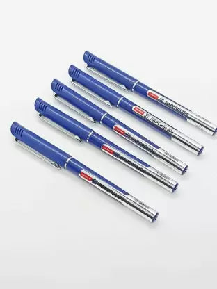 UNOMAX PAPERGLIDE Liquid Ballpoint Pen Ball Pen (Pack of 5, Ink Color - Blue)