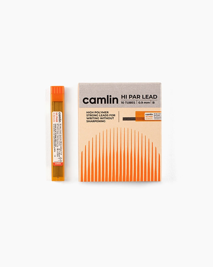 Camlin Hi-Par B Leads tube with 5 leads of 0.9 mm x Pack of 10 Tubes