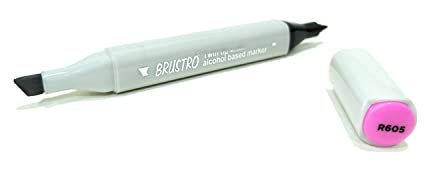 Brustro Twin Tip Alcohol Based Marker Cerise