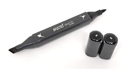 BRUSTRO Artists Sketch Marker Black