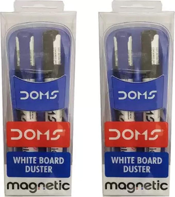 DOMS 2 WHITE BOARD MAGNETIC DUSTER (Set of 2, Black)