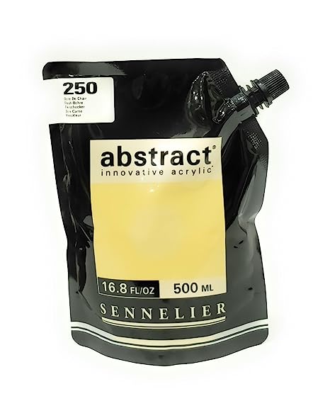 Sennelier Abstract Acrylic Artist Paint Pouch 500ML Flesh Ochre