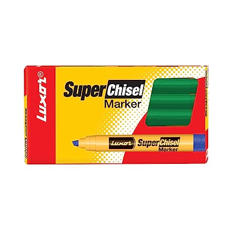 Luxor Chisel Marker (Set Of 10 Pcs) Green